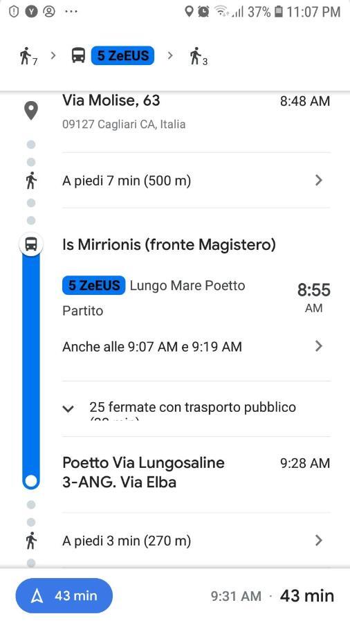 Mari Pintau Hotel Cagliari Buitenkant foto